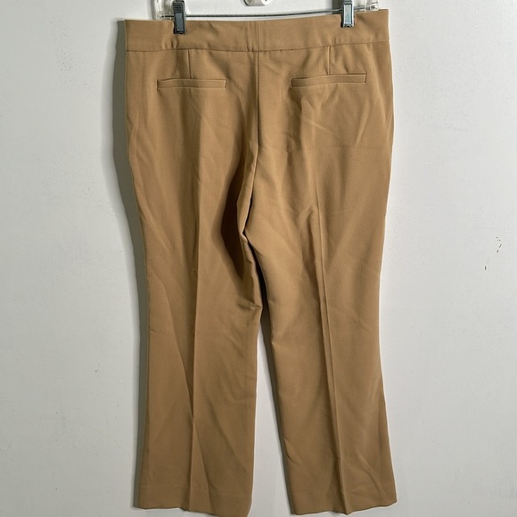 Ann Klein tan camel pantsuit size 10p career  work - Picture 11 of 13